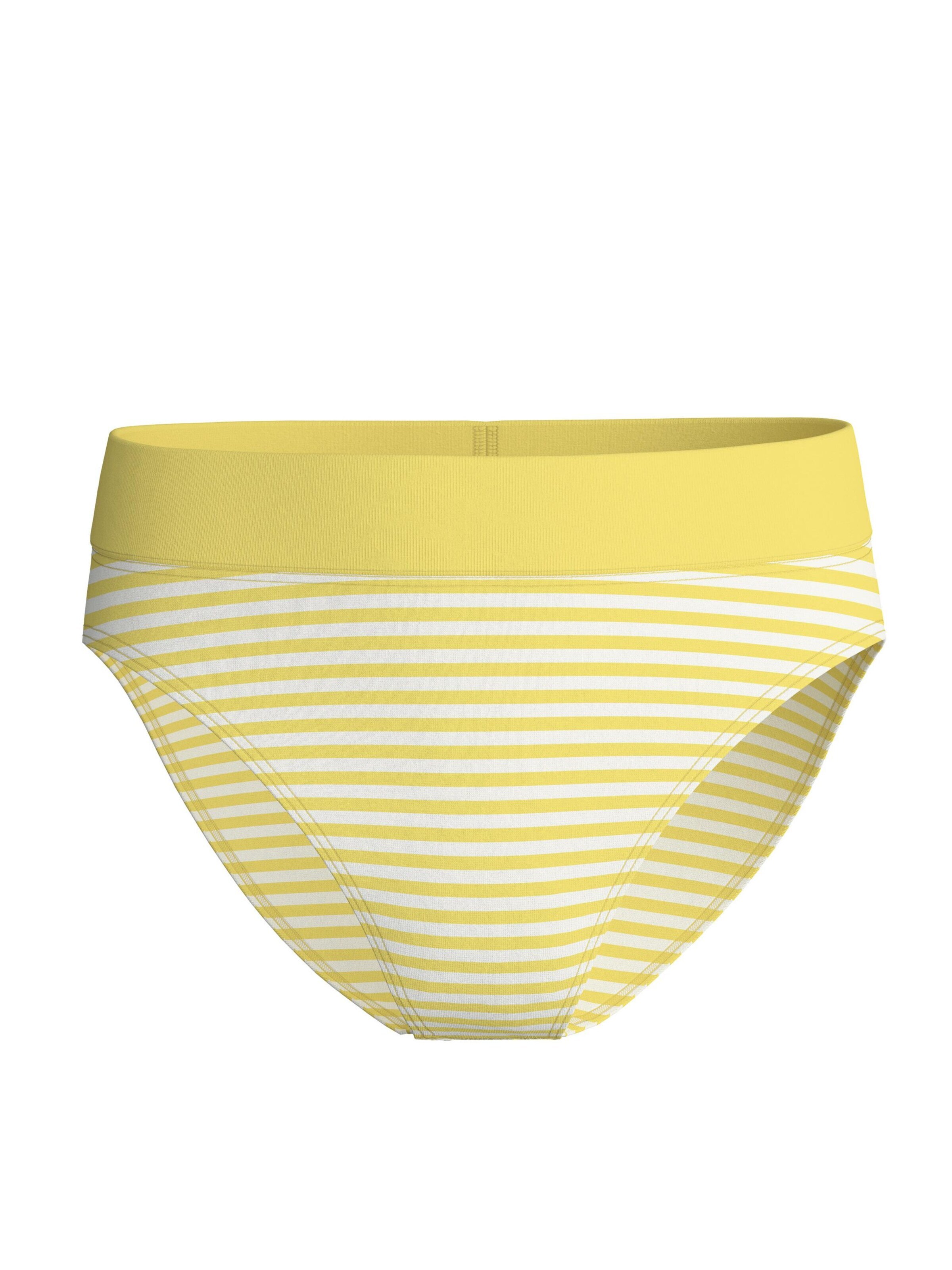 Slip 'Elastic Trend' di CALIDA in giallo: frontale
