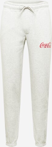 JACK & JONES Tapered Pants 'GORDON' in White: front