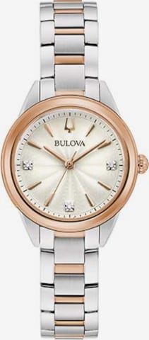 Bulova Analog Watch in Gold: front