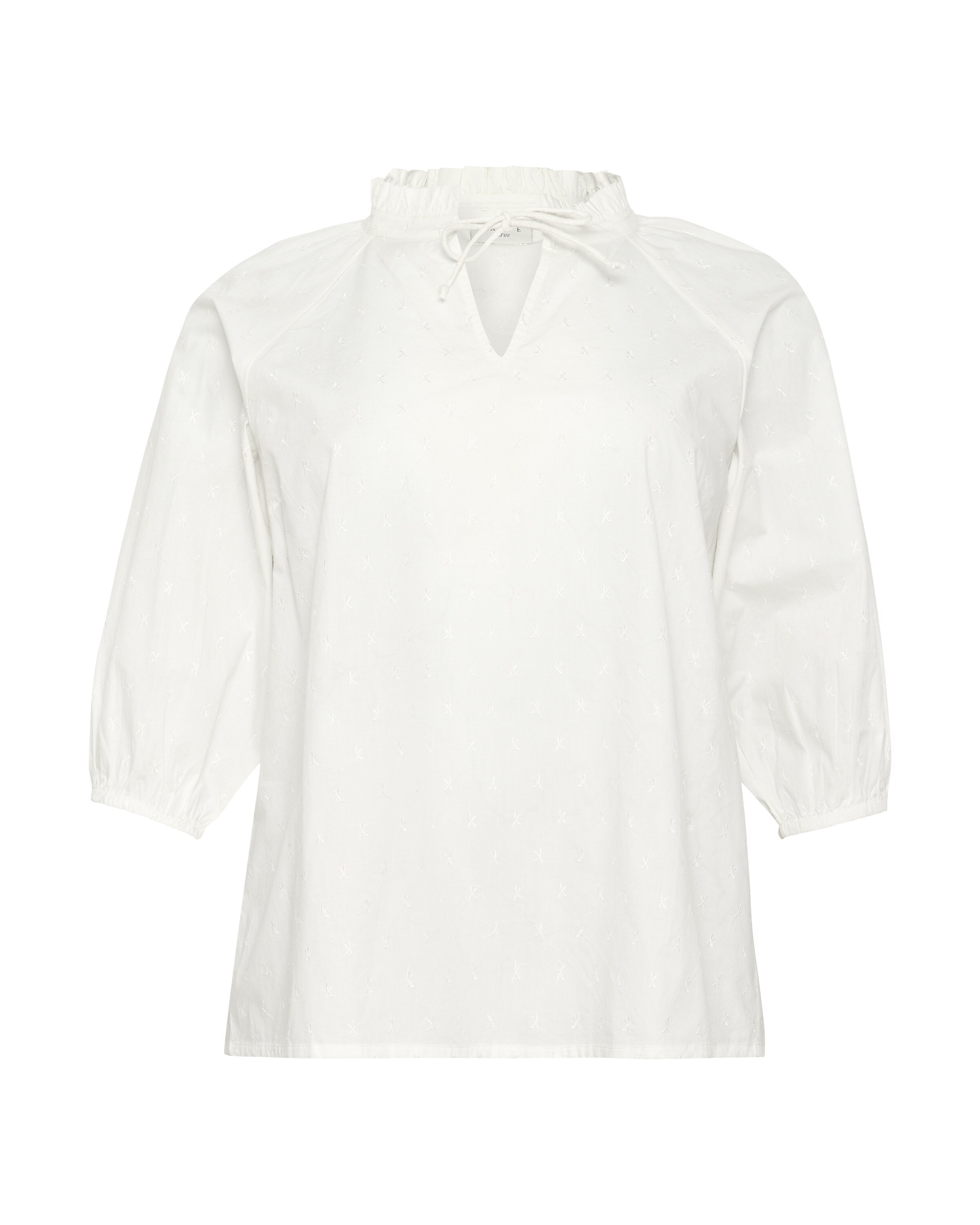 KAFFE CURVE Bluse 'KCLulla' in Weiß: Vorderseite