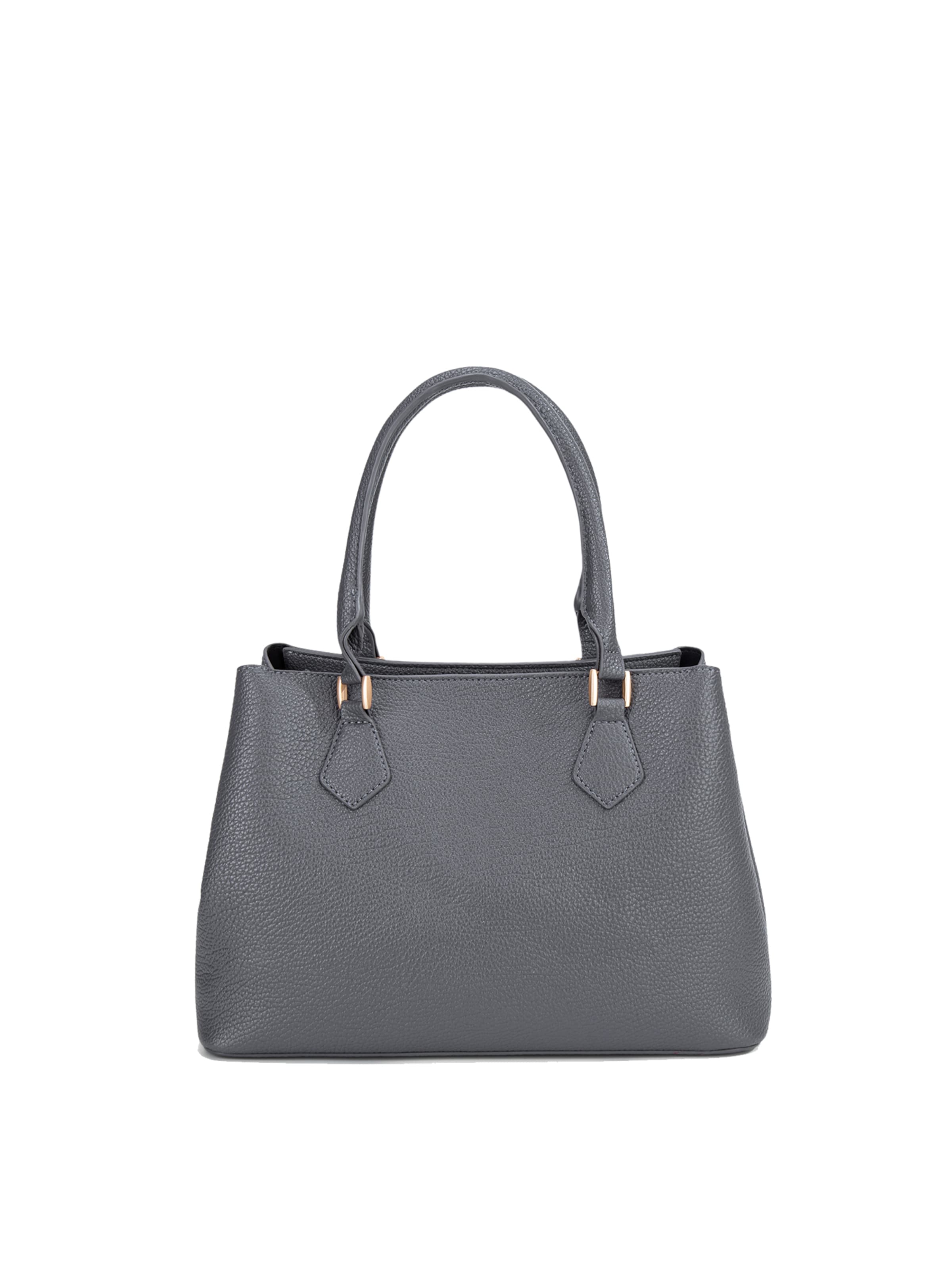 Borsa a mano 'Borsa a Mano Donna Vegan Leather con Tracolla Rimovibile - Diana&Co' di Diana&Co. in grigio