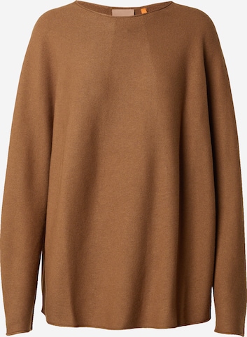 BOSS Orange Sweater 'Faland' in Brown: front