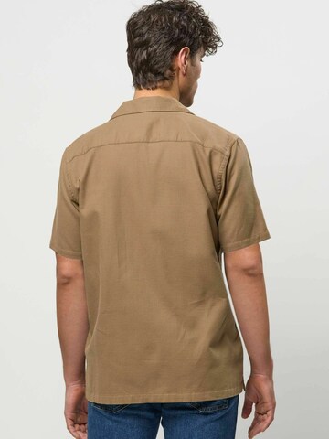 MCS Comfort fit Overhemd ' Jackson Shirt ' in Geel