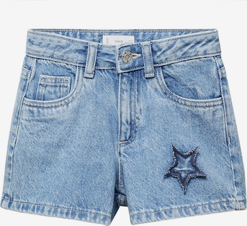 MANGO KIDS Regular Jeans in Blauw: voorkant