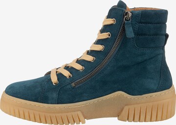 GABOR Lace-Up Ankle Boots in Blue