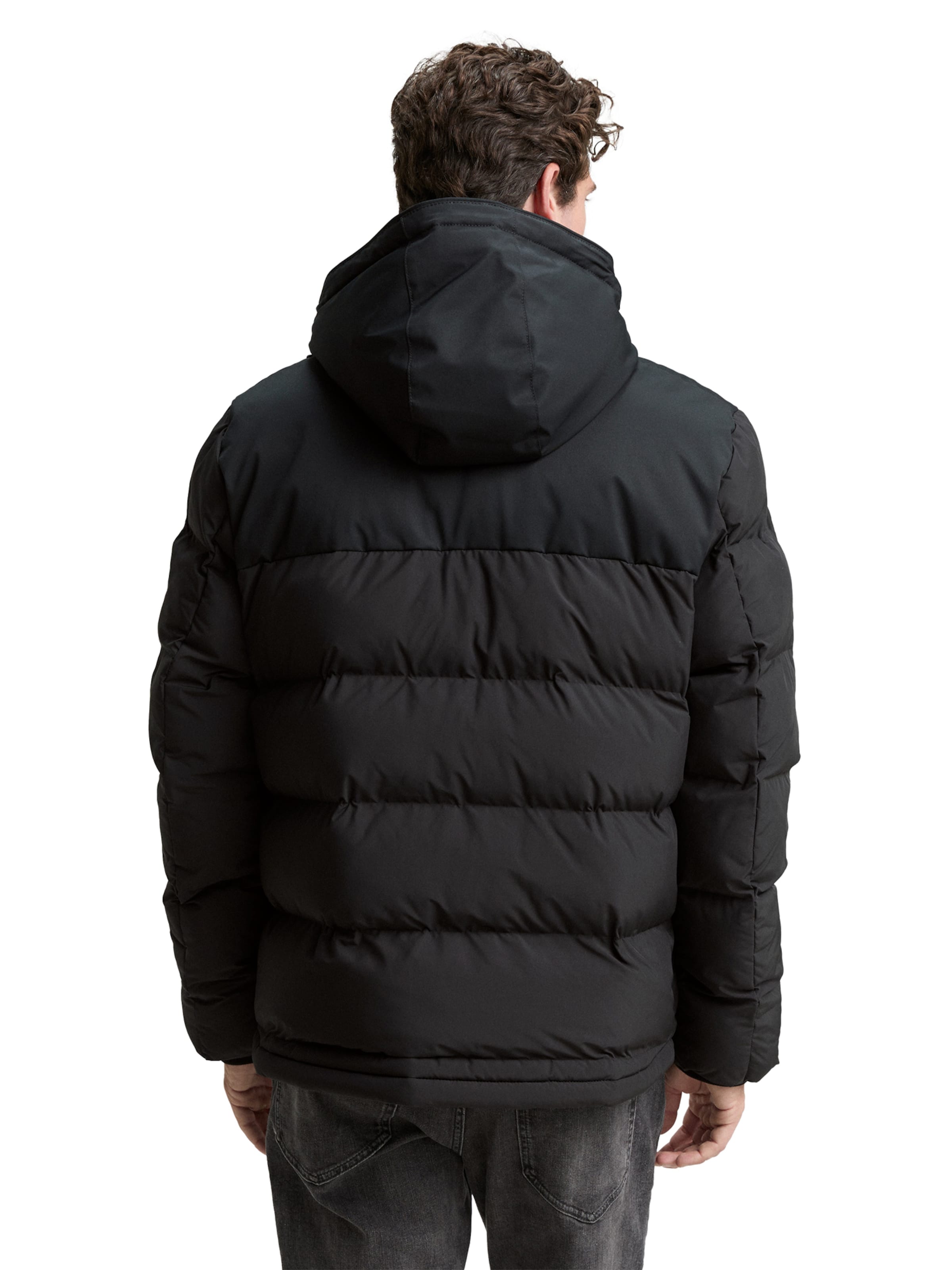 TOM TAILOR Zimska jakna | črna barva