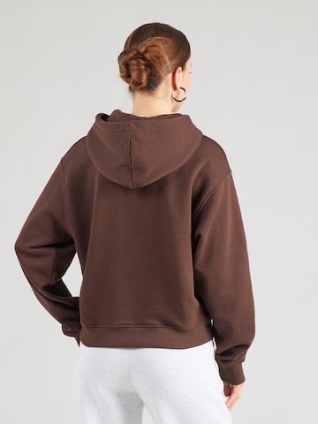 Bluză de molton de la Tally Weijl pe maro