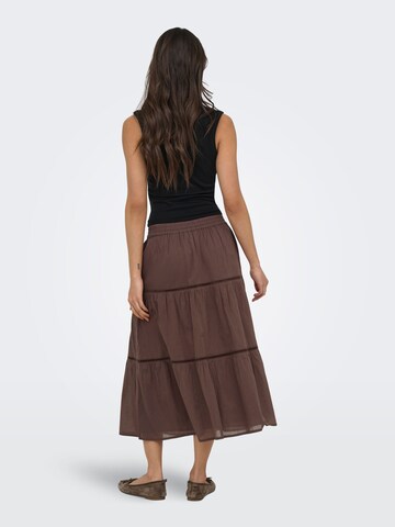 Jupe 'ONLIsabella' ONLY en marron