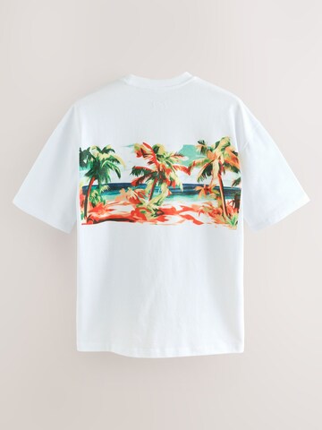 Next - Camiseta en blanco