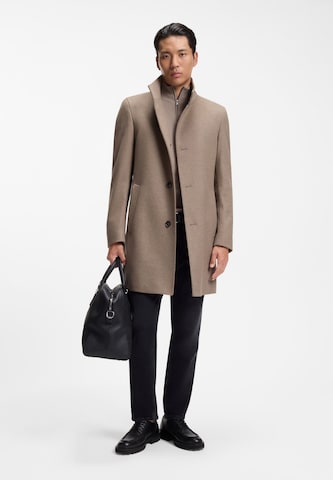 BOSS Between-Seasons Coat in Brown