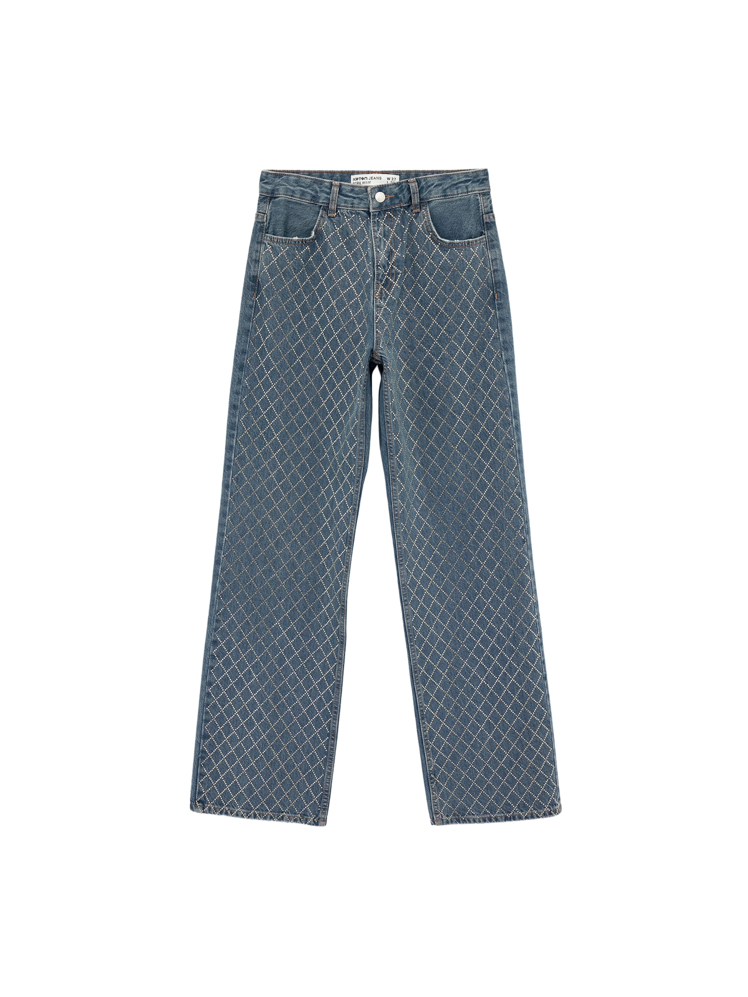 Koton Wide leg Jeans in Blauw: voorkant