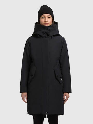 khujo Wintermantel 'Webb' in Blauw: voorkant