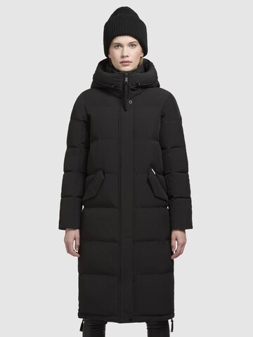 Manteau d’hiver 'RIAD' khujo en noir : devant