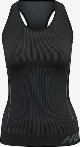 Hummel Sporttop in Zwart: voorkant
