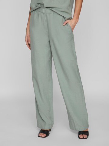VILA Regular Pants 'Prisilla' in Green: front