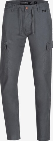 INDICODE JEANS Regular Cargobroek ' Cagle ' in Grijs: voorkant