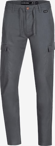 Regular Pantalon cargo ' Cagle ' INDICODE JEANS en gris : devant