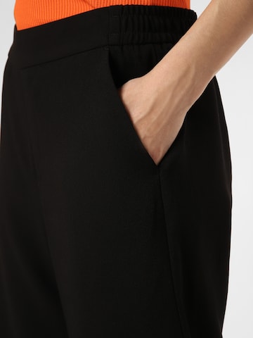 MAC Boot cut Pleat-Front Pants 'Chiara' in Black
