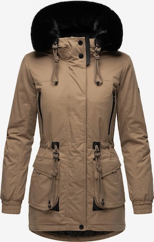 NAVAHOO Winterparka in Bruin