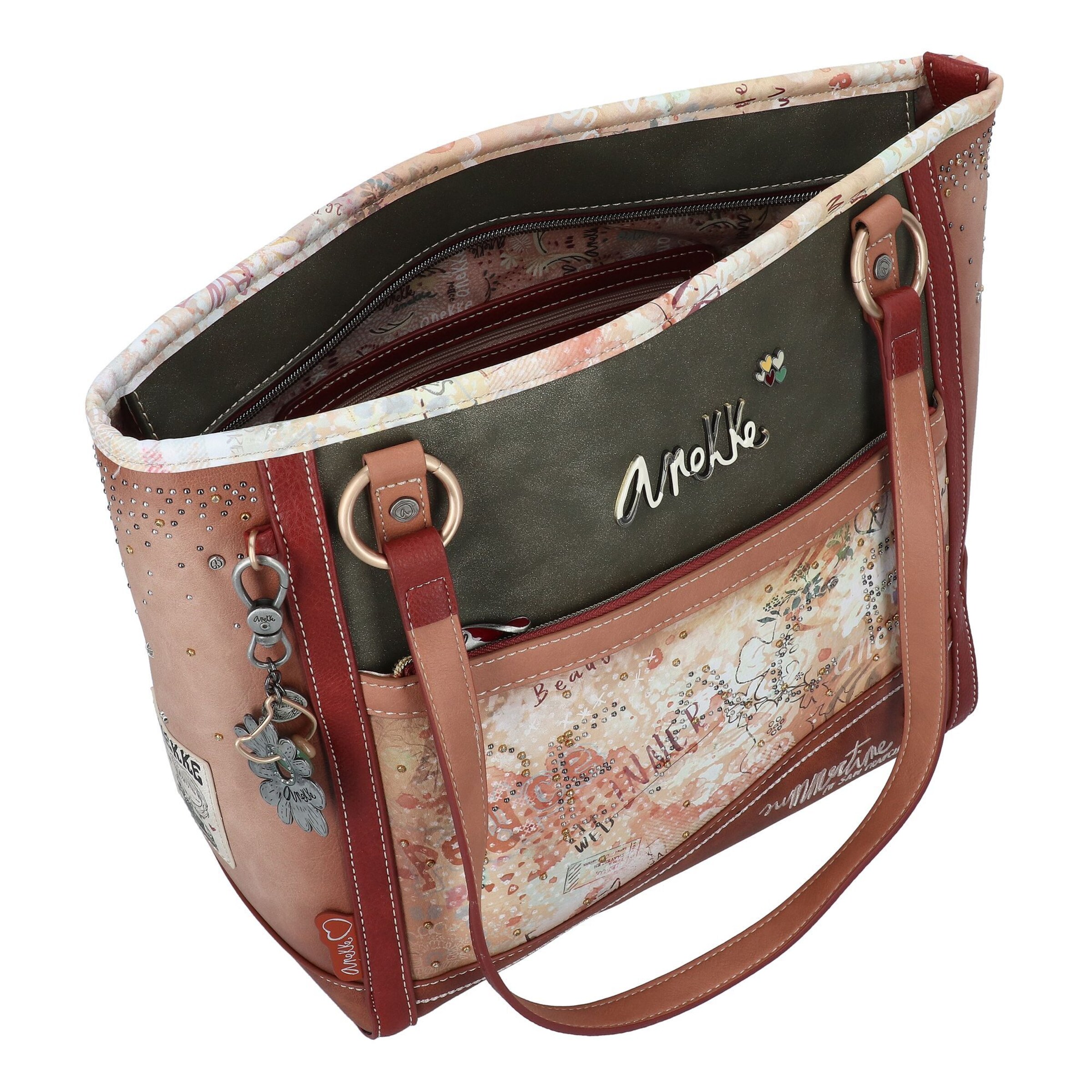 Anekke Schultertasche 'Flower' in Mischfarben