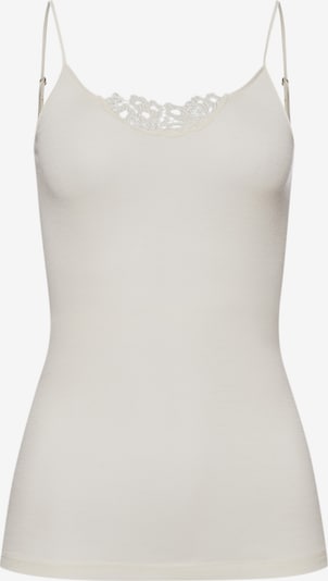 Hanro Spaghettitop ' Woolen Silk ' in offwhite, Produktansicht