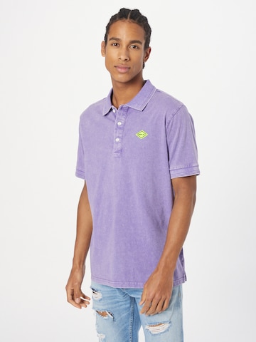 REPLAY Shirt in Lila: voorkant