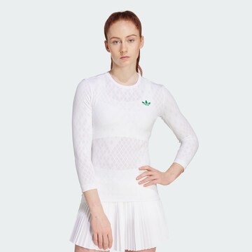 ADIDAS PERFORMANCE Функционална тениска 'Pro' в бяло: отпред