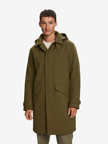 Manteau d’hiver ESPRIT en vert : devant