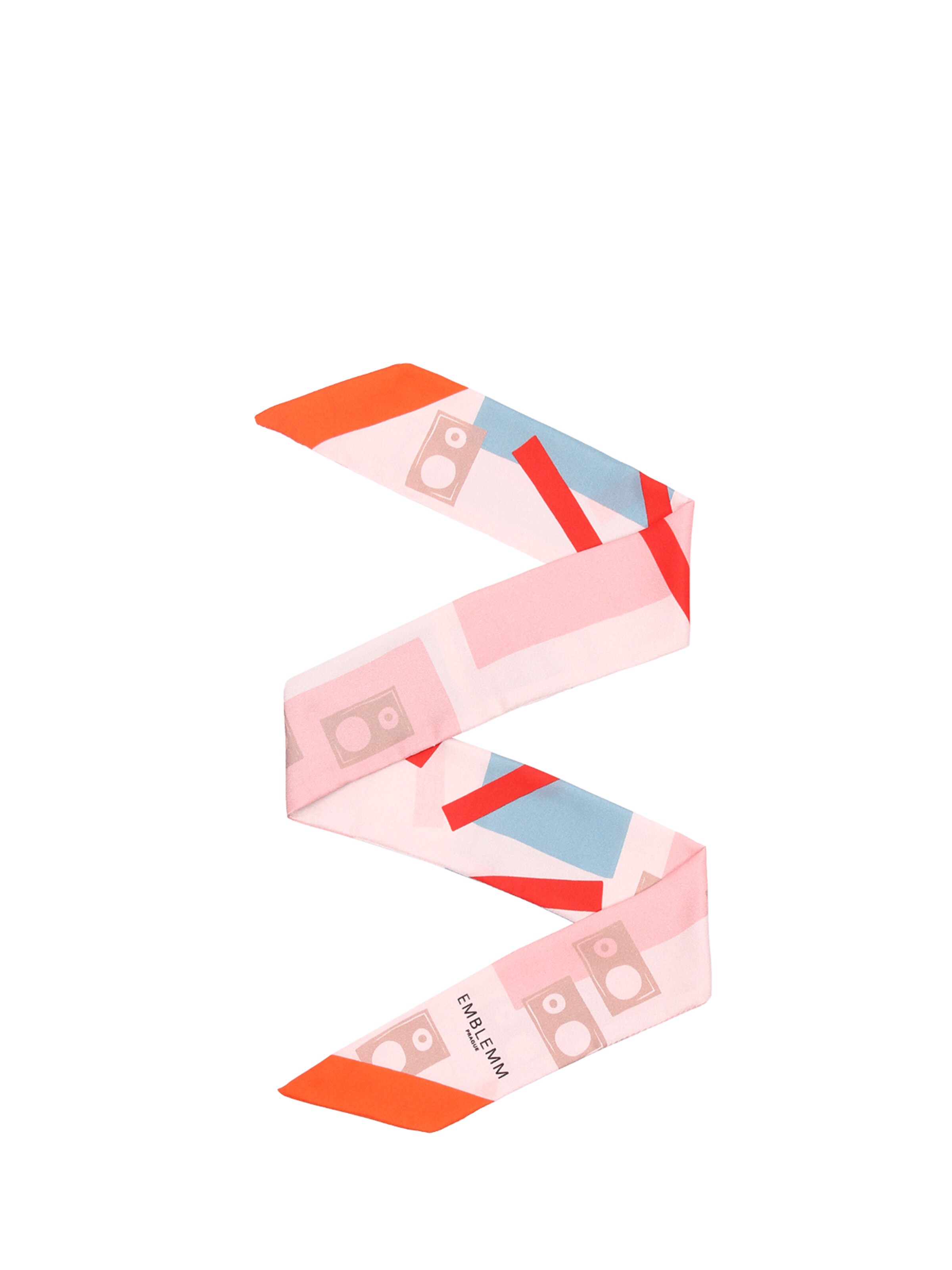 Sciarpa 'Soundwave' di EMBLEMM in colori misti: frontale