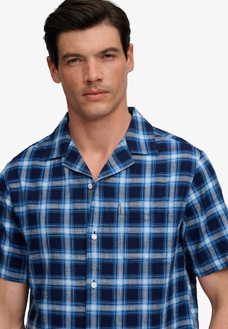 Superdry & Co Comfort Fit Hemd 'Cabana' in Blau