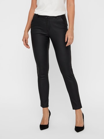 VERO MODA Skinny Pants in Black: front