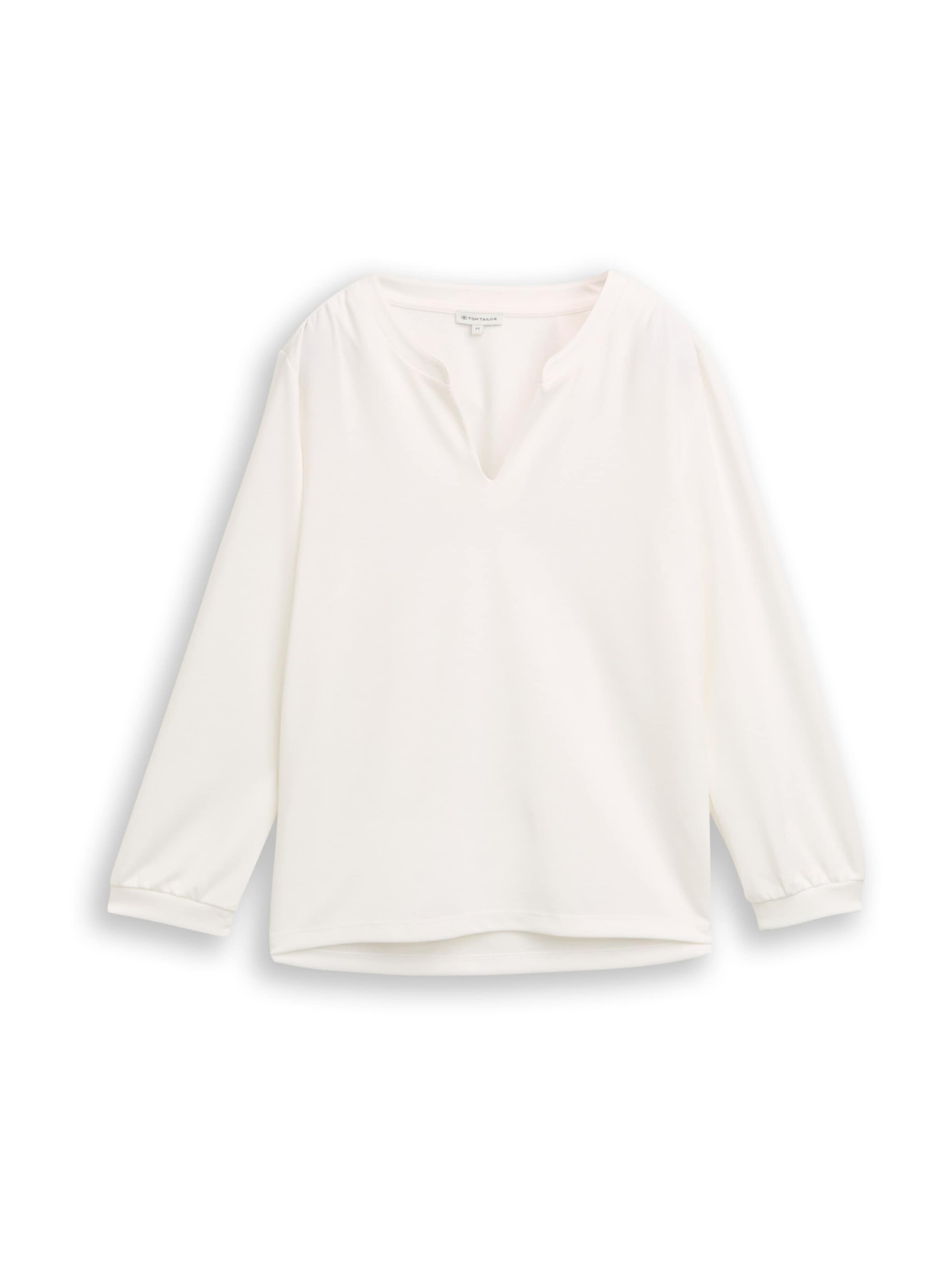 TOM TAILOR Tričko - Biela: predná strana