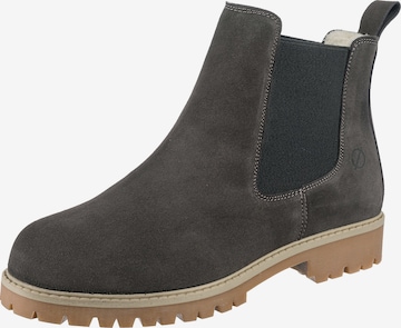 Paul Vesterbro Chelsea Boots in Grau: front