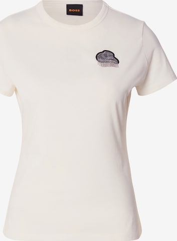 BOSS - Camisa 'C_Endora_1' em branco: frente
