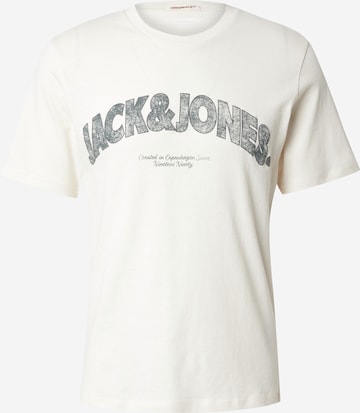 T-Shirt 'Almeria' JACK & JONES en blanc : devant