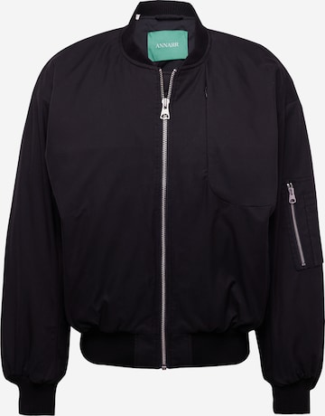 juoda ANNARR Demisezoninė striukė 'ANRRAF': priekis