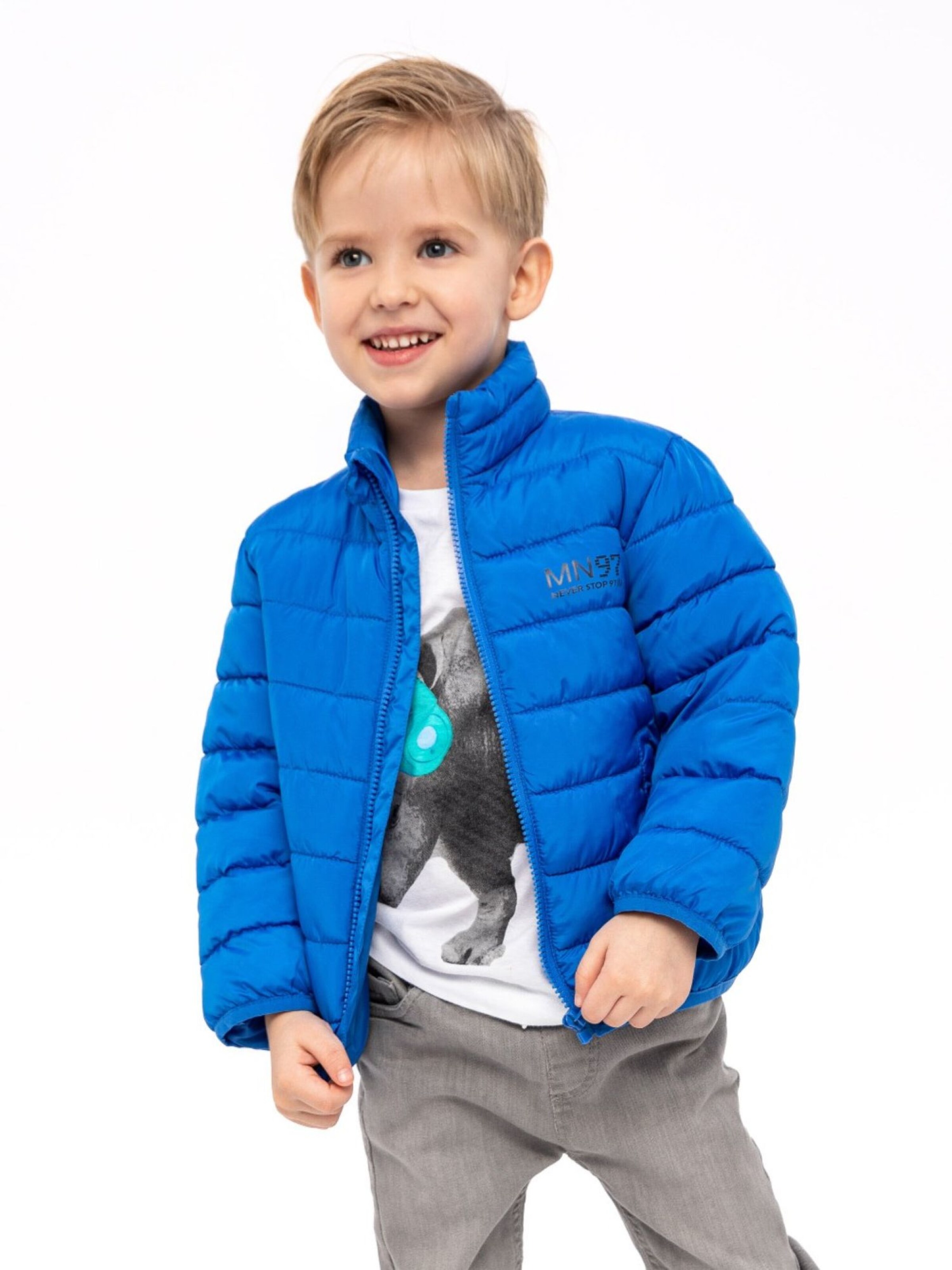 mėlyna MINOTI Demisezoninė striukė: priekis