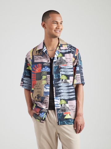 SCOTCH & SODA Regular fit Overhemd in Blauw: voorkant