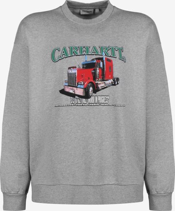 Carhartt WIP Sweatshirt 'On The Road' in Grey: front