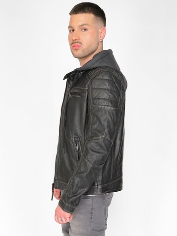 MUSTANG Lederjacke ' 31021306 ' in Schwarz