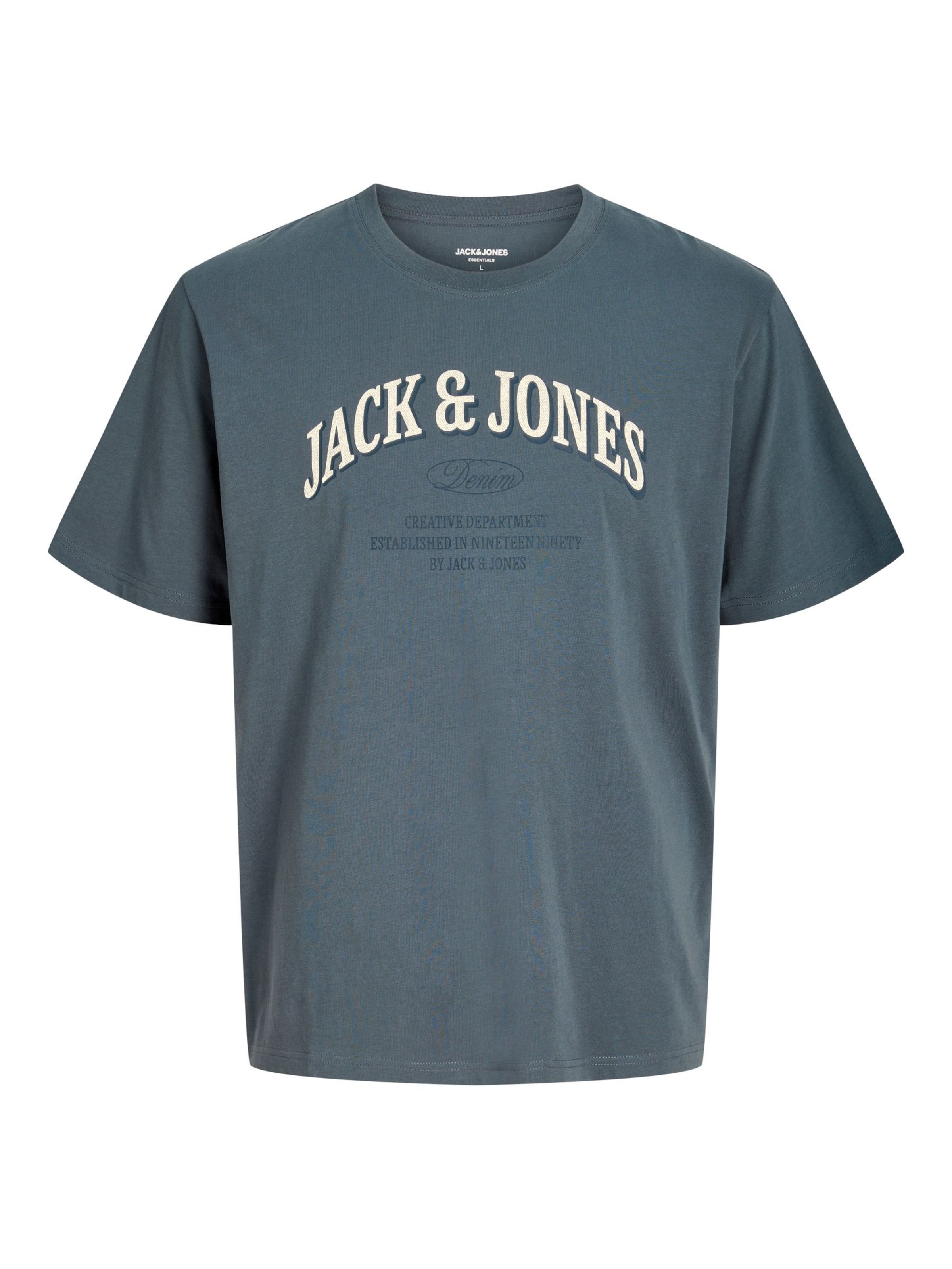 JACK & JONES Shirt in Grijs: voorkant