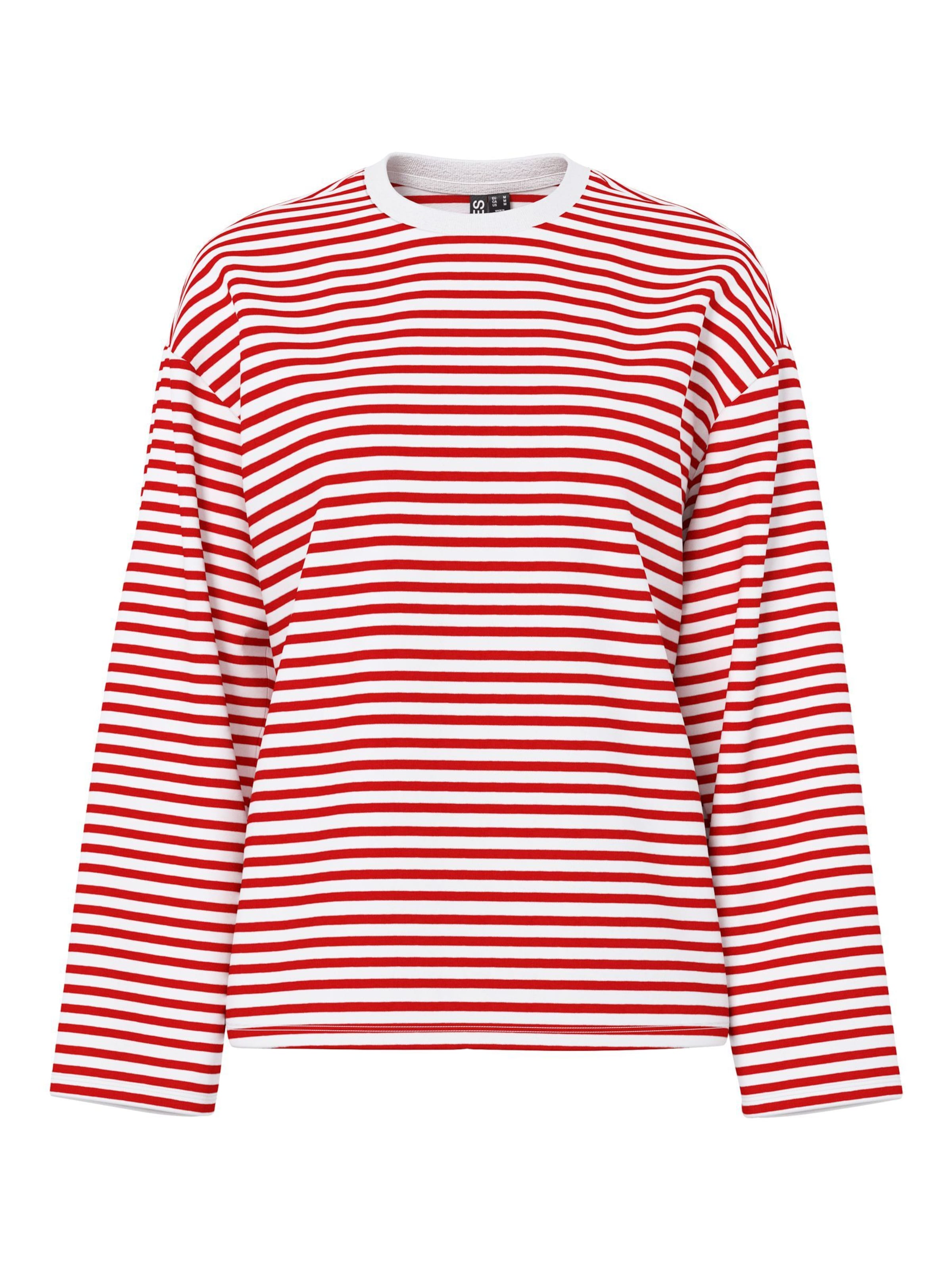 T-shirt 'PCSadie' PIECES en rouge : devant