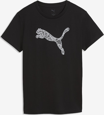 T-shirt PUMA en noir : devant