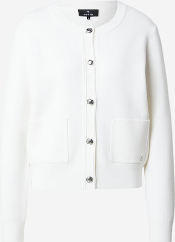 balta monari Kardiganas: priekis