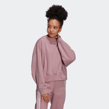 Sweat-shirt ADIDAS ORIGINALS en rose : devant