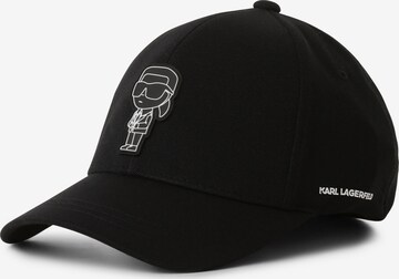 Karl Lagerfeld Cap in Black: front