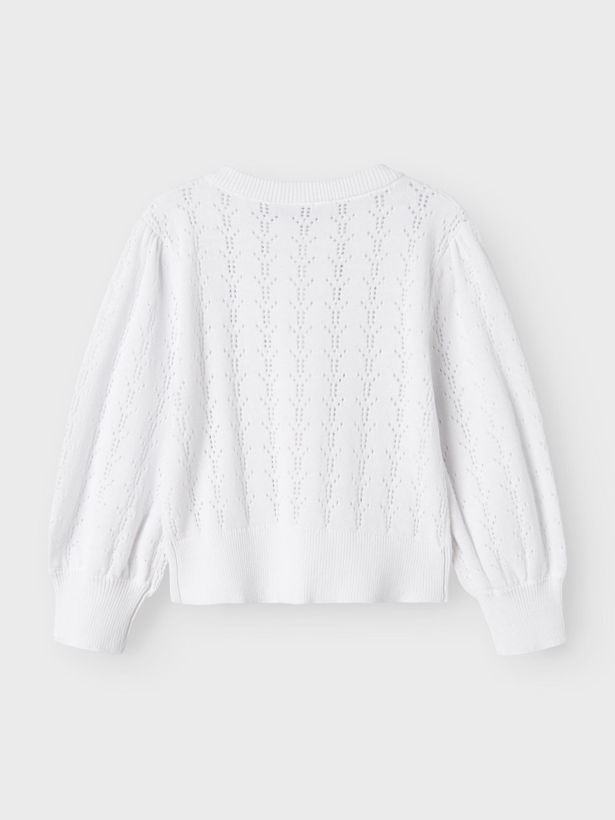 NAME IT Cardigan i hvid