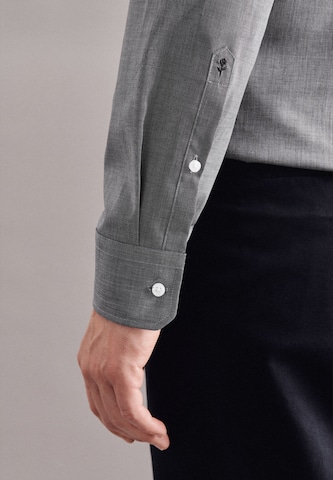 SEIDENSTICKER Slim fit Business Shirt ' X-Slim ' in Grey