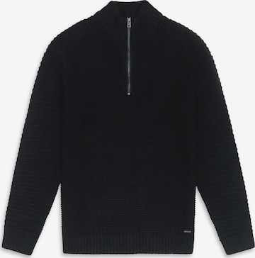 883Police Pullover 'Collupton' in Schwarz: Vorderseite