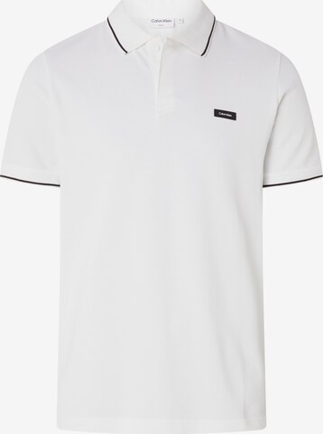 Calvin Klein Big & Tall Shirt in White: front